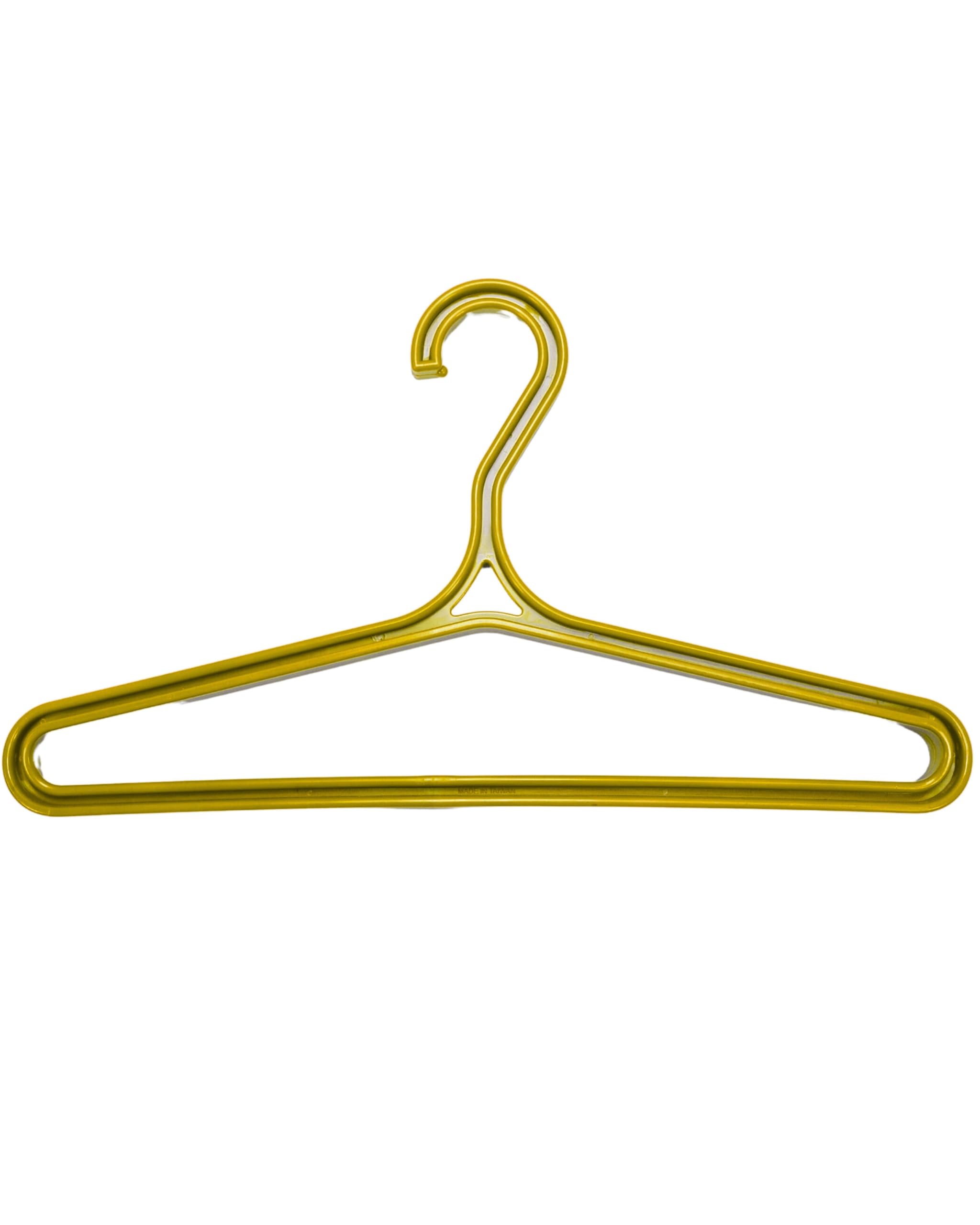 Scuba Choice Yellow Hanger for Wetsuit and Dry Suit Heavy Duty Durable Plastic BCD Storage Drying Organizing Dive Gear Holder Travel-Friendly - Made in Taiwan (17"x10"x2")
