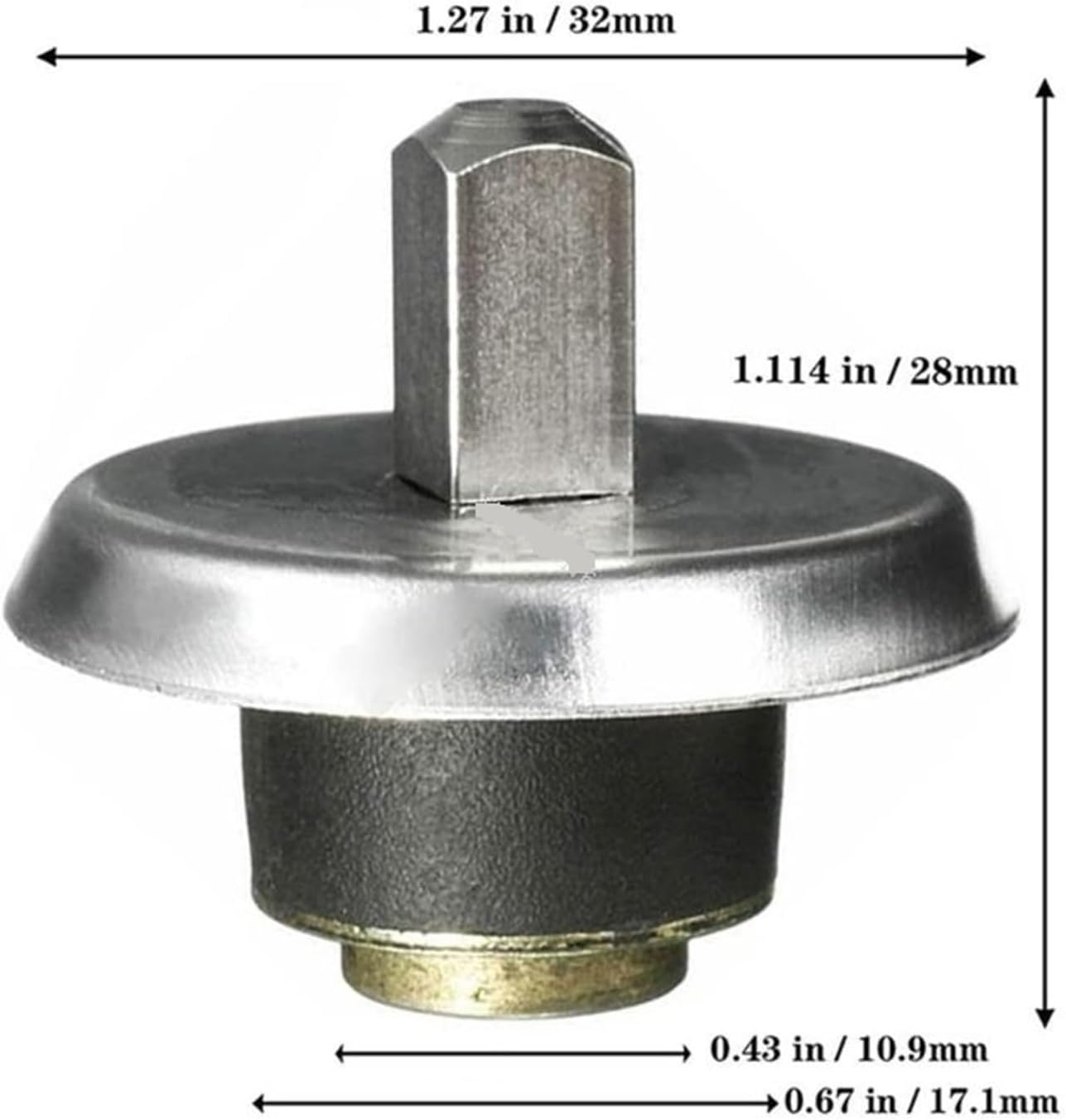 2pieces Blender Juicer Coupling, Made of Metal Compatible for Material, Compatible for Oster Juicer