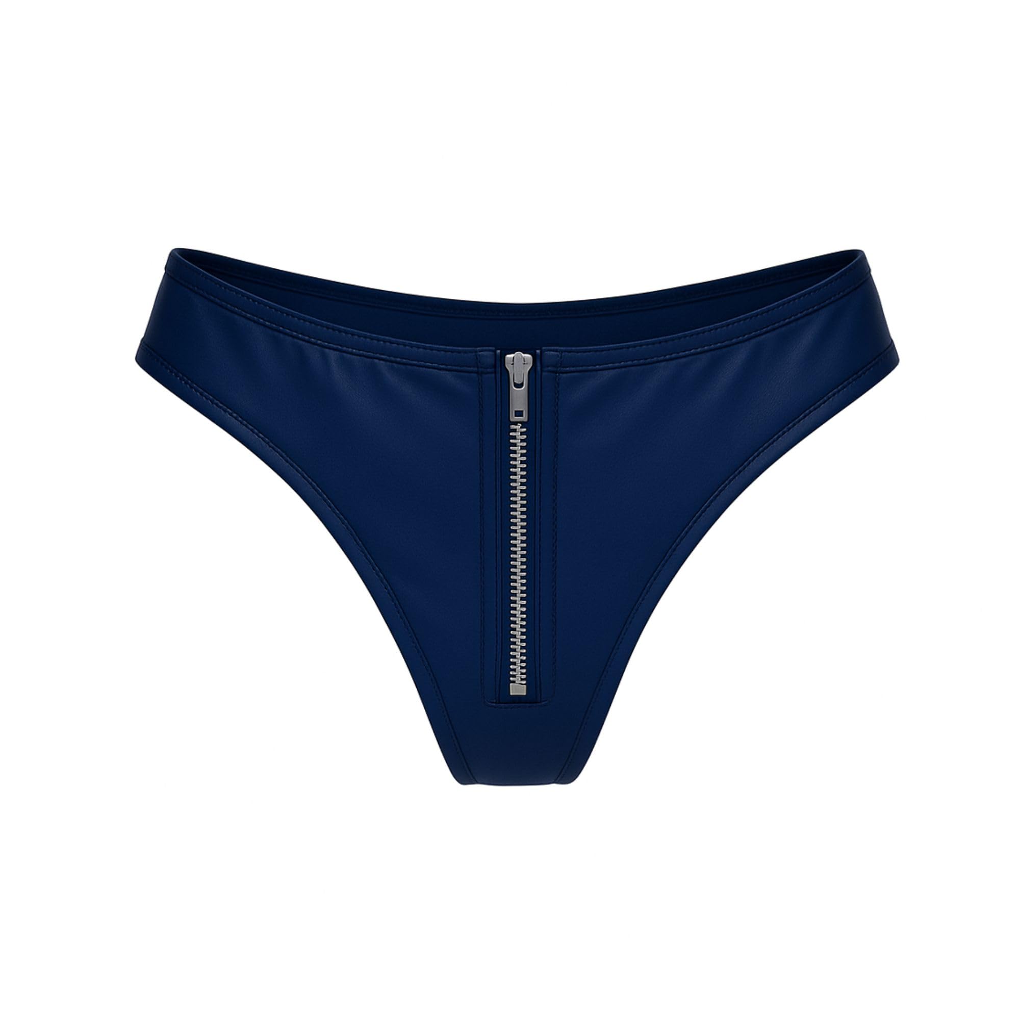 Women's Zipper Detail Thong Panty