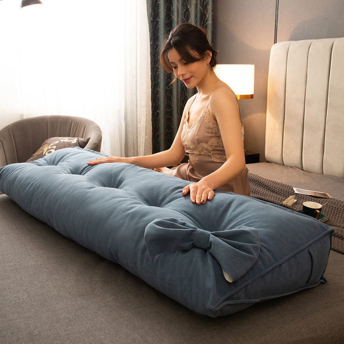 Amazon｜背もたれ クッション 三角クッション ベッド タイプ9 大きい