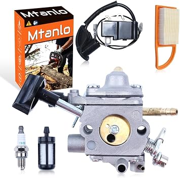 Carburetor Ignition Coil For Stihl BR500 BR550 BR600 Carb Blower For Zama C1Q S183, Carburetor Ignition Coil Air Filter Fuel Filter Spark Plug.