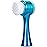 Beomeen Face Brush 2 in 1, Facial Cleansing Exfoliating Scrubber Brush, Silicone Double Side Manual Face Wash Scrub Brush with Soft Fiber for Deep Pore Cleansing, Massaging, Skin Care,Gradient Blue