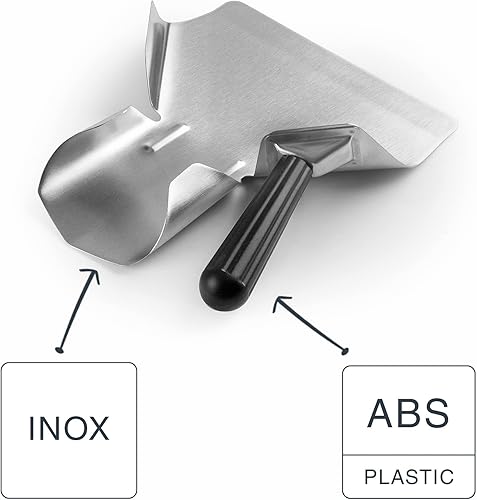 Miniatura 5 de Lacor - 62678 - Batidor de Patatas, Pala de Cocina Profesional, Utensilios de Cocina, Acero Inoxidable, Mango Ergonómico y Antideslizante Apta para