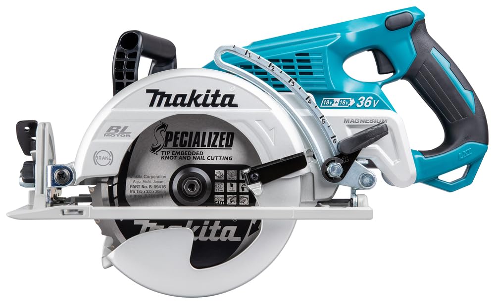 Makita DRS780Z - Sega con manico posteriore 18Vx2 (36V) LXT 7-1/4'' (solo tessuto) (senza batteria, senza caricatore)