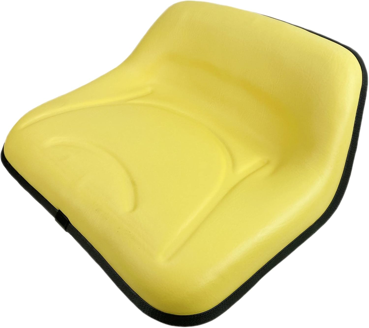 E-AM38202 Seat, Yellow 8-1/4" Low Back for John Deere 111H, 112L, 116, 116H, 130, 160, 165, 170, 175, 180, 185+++