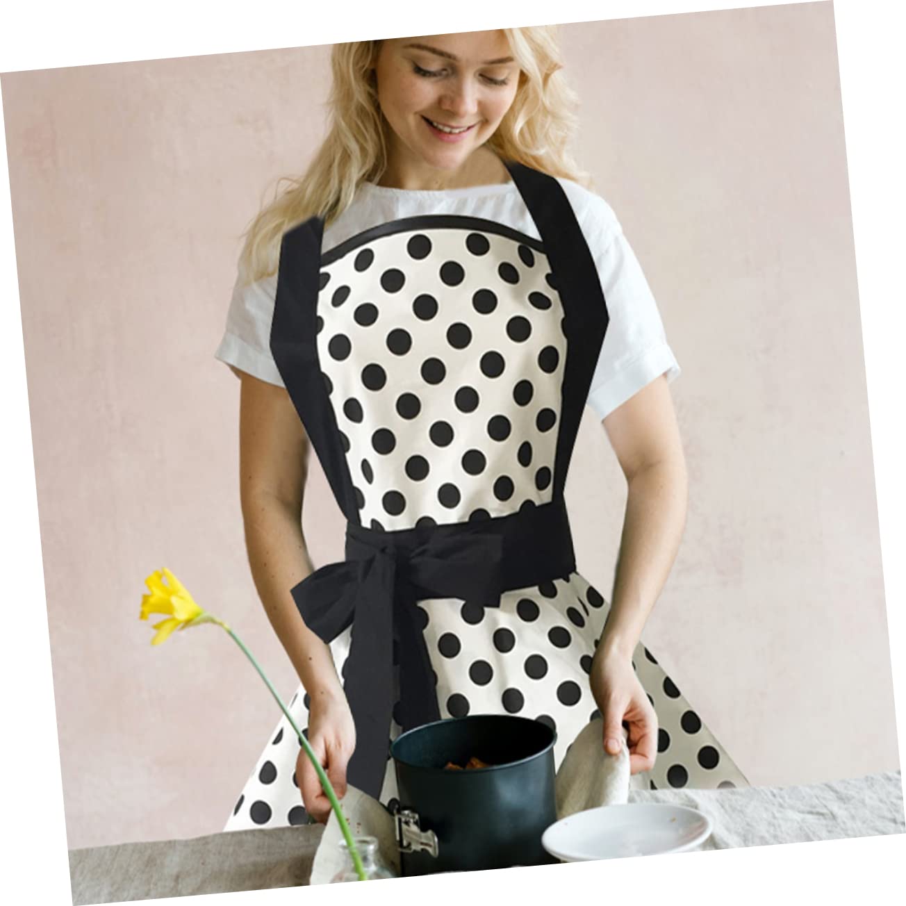Delantal Cocina Delantal De Cocina Doble Capa Suministros Para Hornear