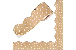 Neutral Dots Bulletin Board Borders
