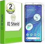 IQShield 2 Pack Screen Protector for Google Pixel 7 Easy Install Ultra Thin Smudge Resistant Anti-Scratch Anti-Bubble Clear TPU Film