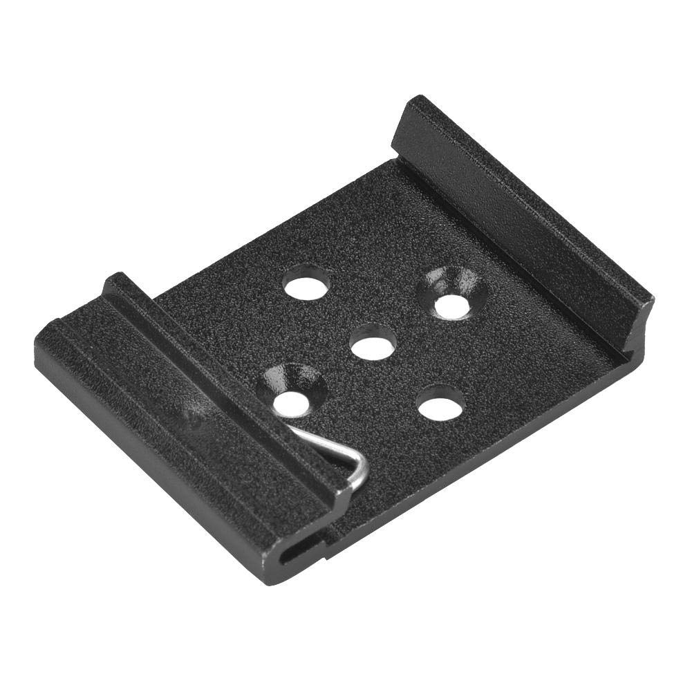 Hilitand #5 Aluminum Fixed Clamp 35Mm Din Rail Clamp Fixed Screw Clamp Fasten Clip For Relay Mounting (#5)