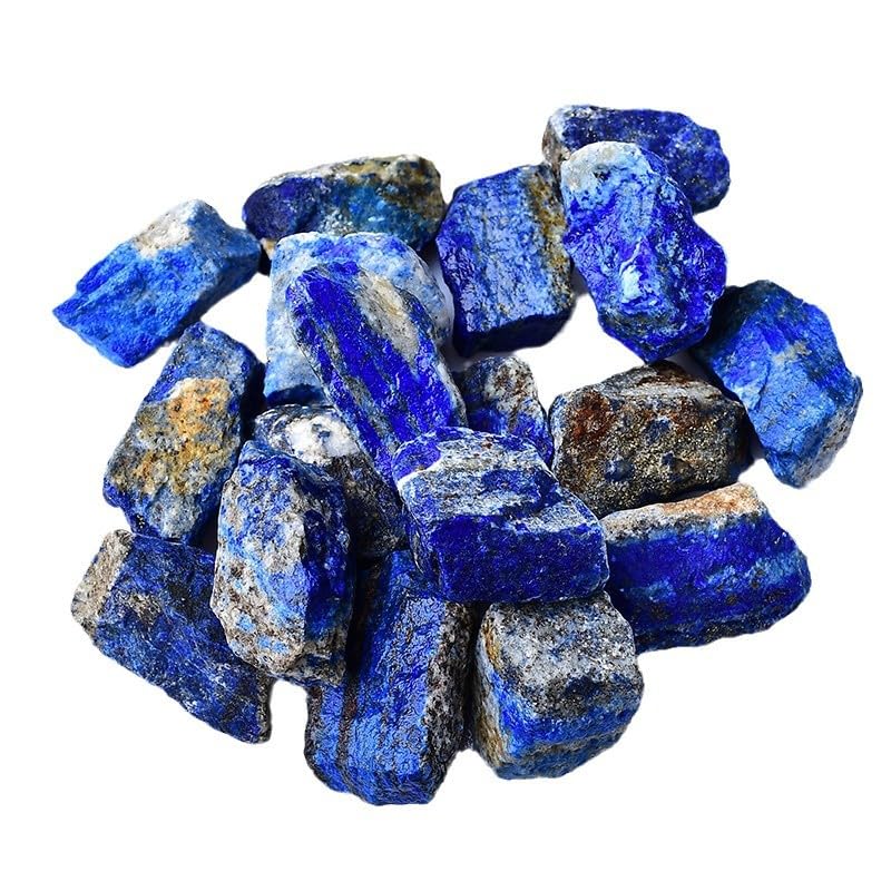 Naturalny Lapis Lazuli i Surowe Kryształy Mieszanka 1000g | Kamienie do dyfuzora aromaterapeutycznego, szorstki wystrój kryształowy, dekoracyjny wypełniacz do wazonu,