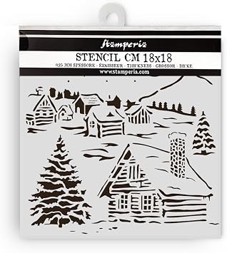 Stamperia KSTDQ126 Scrapbook Pad, Black/White, 18 cm x 18 cm