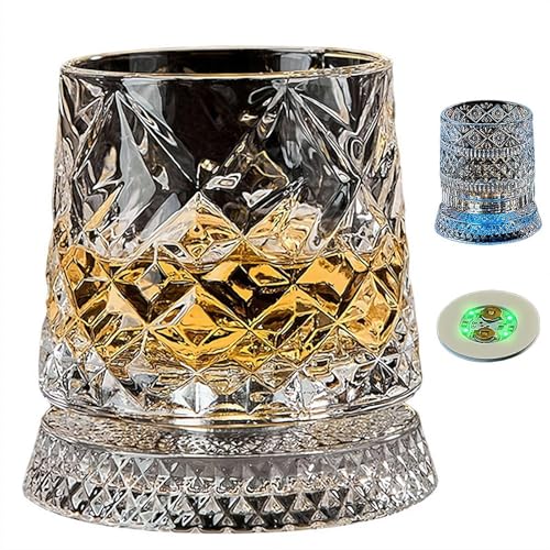 Tasto luminoso LED colorato Viene fornito con 1 tasto luminoso LED a batteria che emette luci a 7 colori. Quando attivato, crea un'atmosfera affascinante e romantica, rendendolo perfetto per feste, bar o riunioni a casa per migliorare l'aspetto visivo delle vostre bevande.