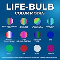 Vista 5 de Luz de piscina de 1.5 pulgadas para piscina enterrada con cable de 100 pies - Lámpara de piscina, luces LED de repuesto para piscina - Reemplazo