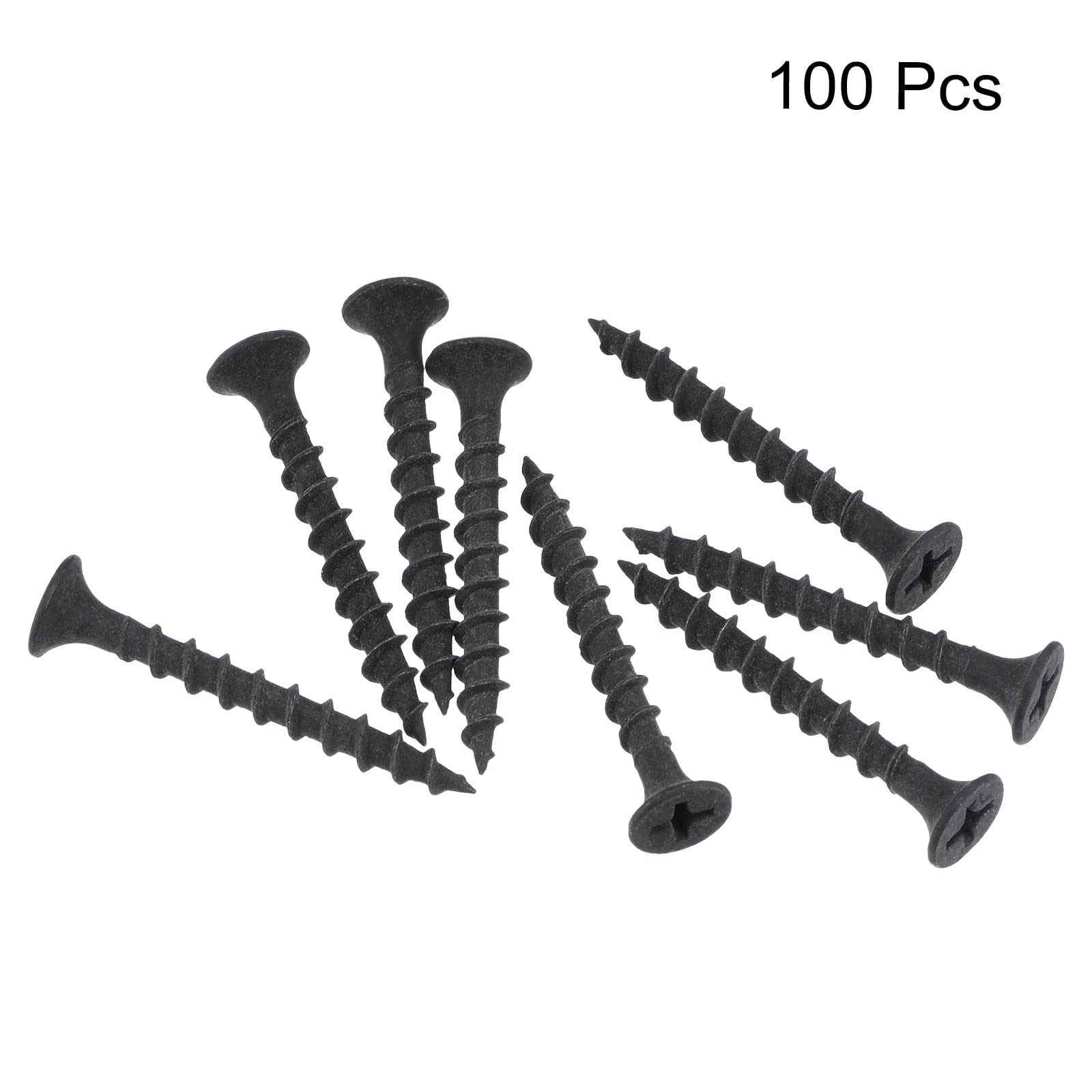 Uxcell #8 X 1 Round Washer Screws - 50pcs - Torx/Star Drive Head Wood...