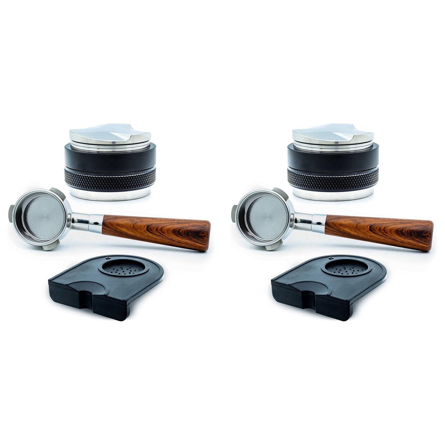 Hndhbfgrt 2X Coffee 54mm Bottomless Portafilter + 53mm Coffee Distributor & Tamper + for the Express