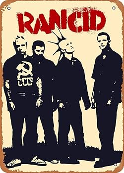 Amazon.co.jp: FLmiling The Bands Rancid 飾り板 ポスター メタル