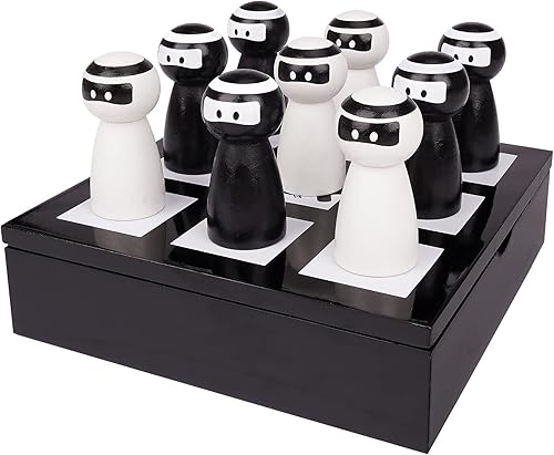 Juego de madera Tic Tac Toe para niños y juegos de mesa familiares incluye 10 bonitas piezas de juego decoración de mesa de café divertido juego de disponible en Yaxa Guatemala