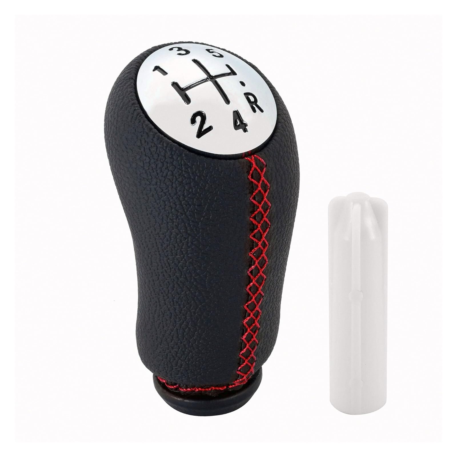 Kunyos Silver Black Line For Laguna For Megane 2 For Clio 3 For Scenic 2 Gear Shifter Knob Style
