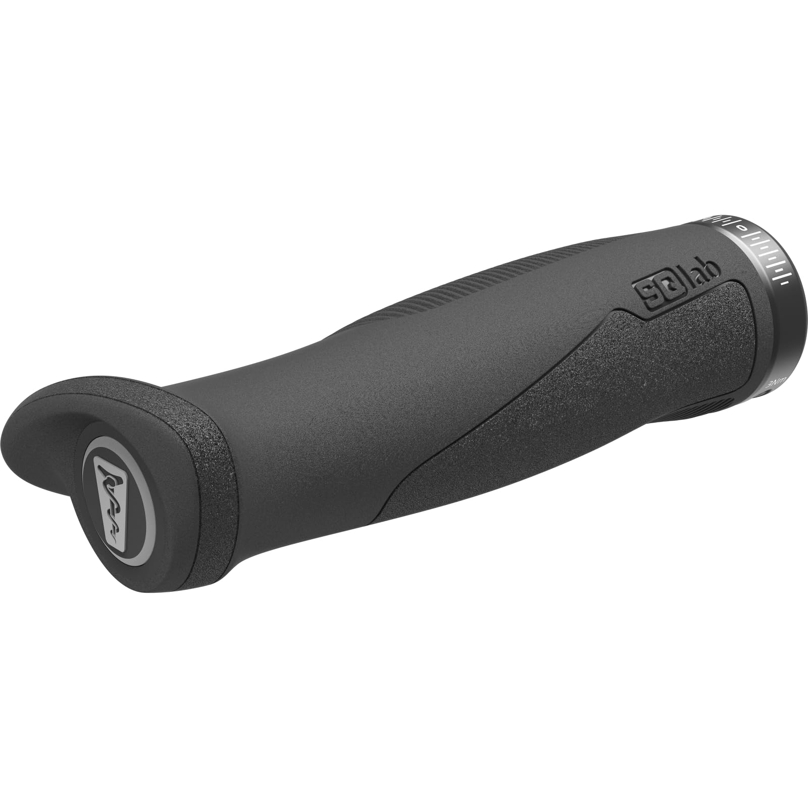 SQlab Fahrrad Griffe 702 2.0, ergonomischer Fahrradgriff, schwarzer Griff fürs Fahrrad, Lenkergriff für Fahrrad in S-L