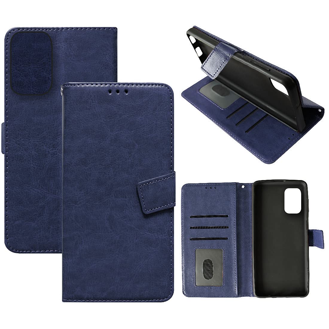Amazon Brand - Solimo Flip Leather Mobile Cover (Soft & Flexible Back case) for Mi 11X / Mi 11X Pro / Mi Poco F3 (Blue) (B098PGPC68) Amazon Price History, Amazon Price Tracker
