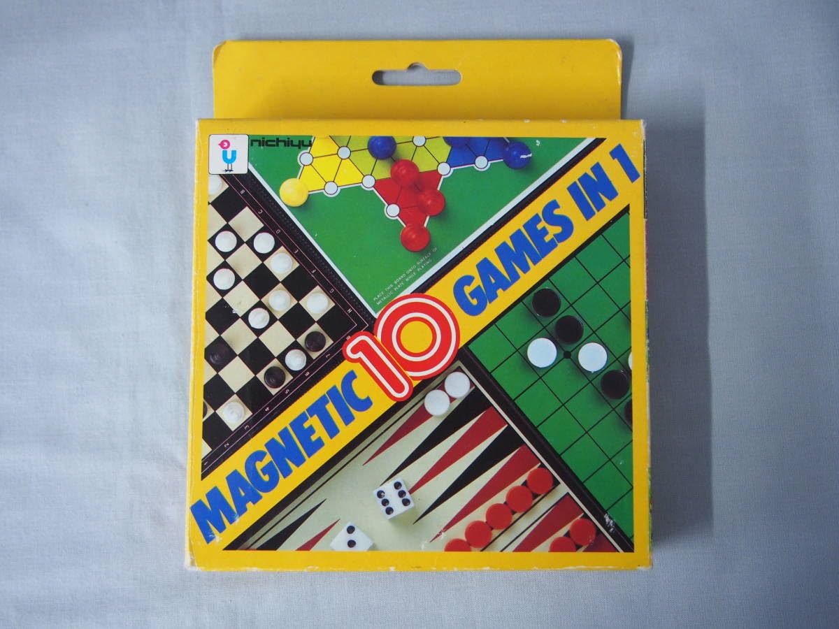 Amazon | 昭和レトロ 携帯ボードゲーム MAGNETIC 10 GAMES IN 1