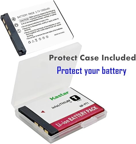 Miniatura 2 de Kastar Reemplazo de batería para cámara digital Sony NP-FT1 NPFT1 y Sony DSC-L1, DSC-M1, DSC-M2, DSC-T1, DSC-T3, DSC-T5, DSC-T9 DSC-T10, DSC-T11,