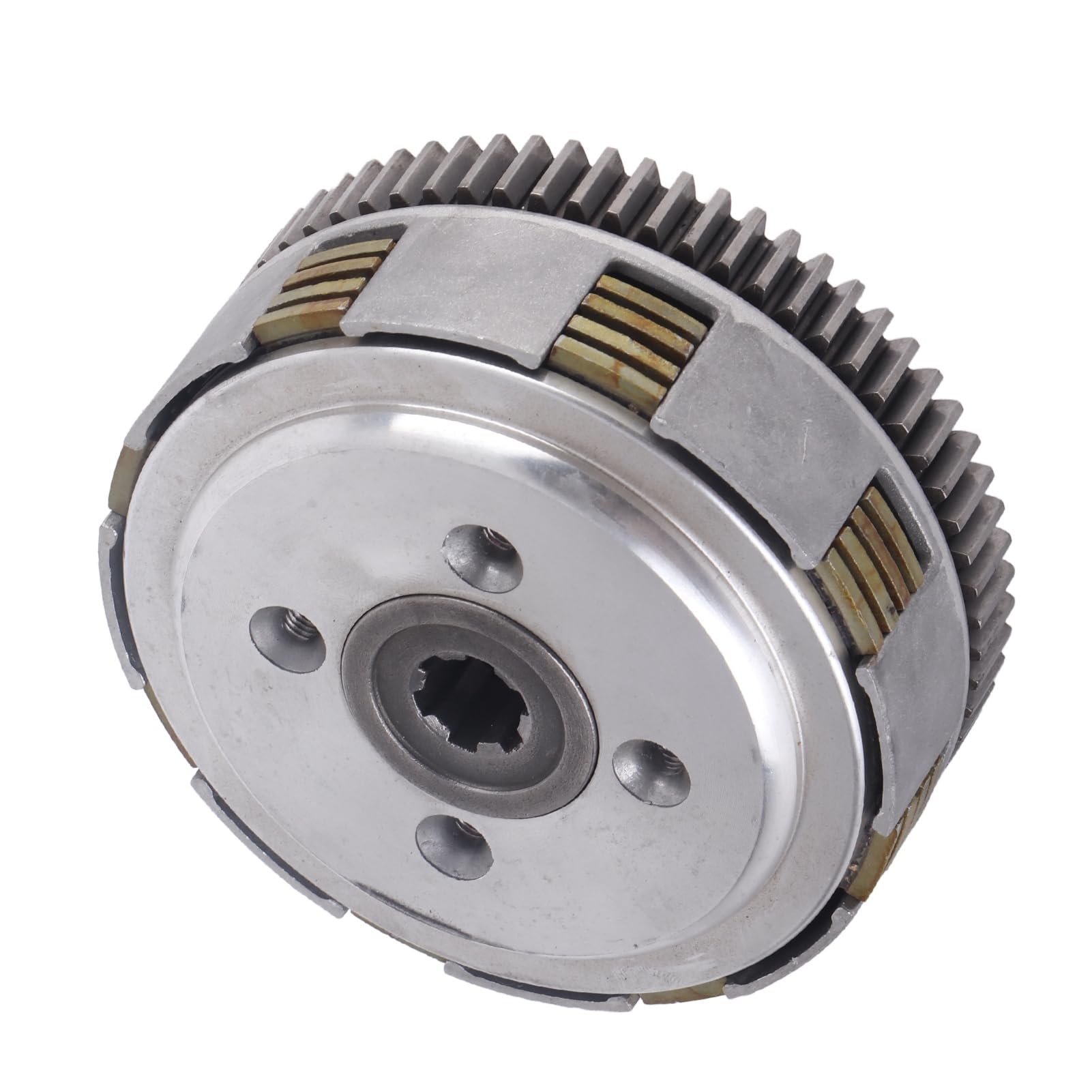Keenso Gruppo Frizione Motore Moto, in Lega di Acciaio Ad Alta Durezza, Ricambio Diretto per Motore Manuale LIFAN con Prestazioni Migliorate per PIT Bike, Trail Bike