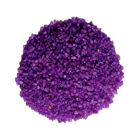 Creative Farmer 5Kg Violet/Purple Sand Sugar Type Gravel for Aquarium Decoration [5Kg] R