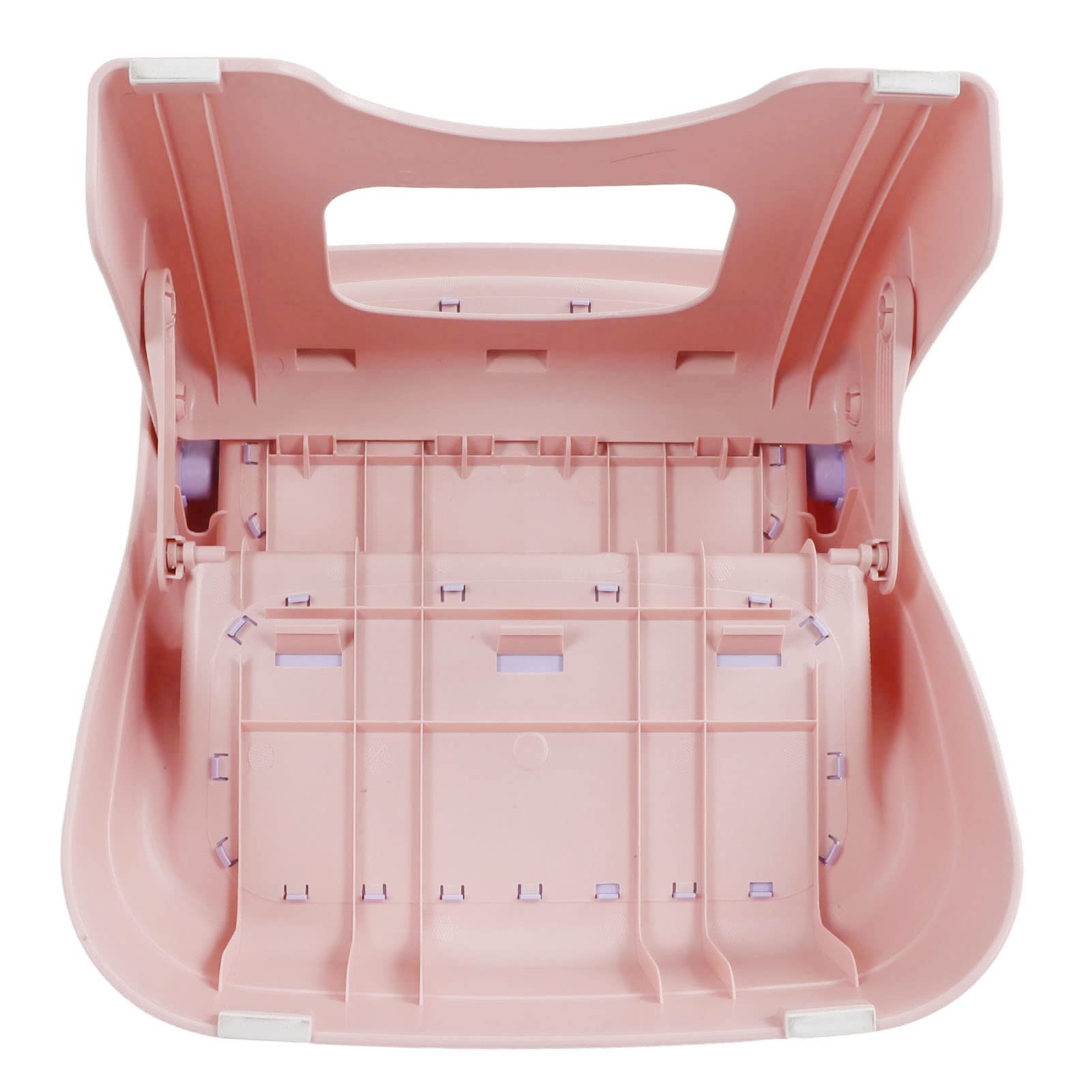 Sgabello a 2 Gradini, Sgabello da Bagno Antiscivolo per Bambini (Rosa porpora)