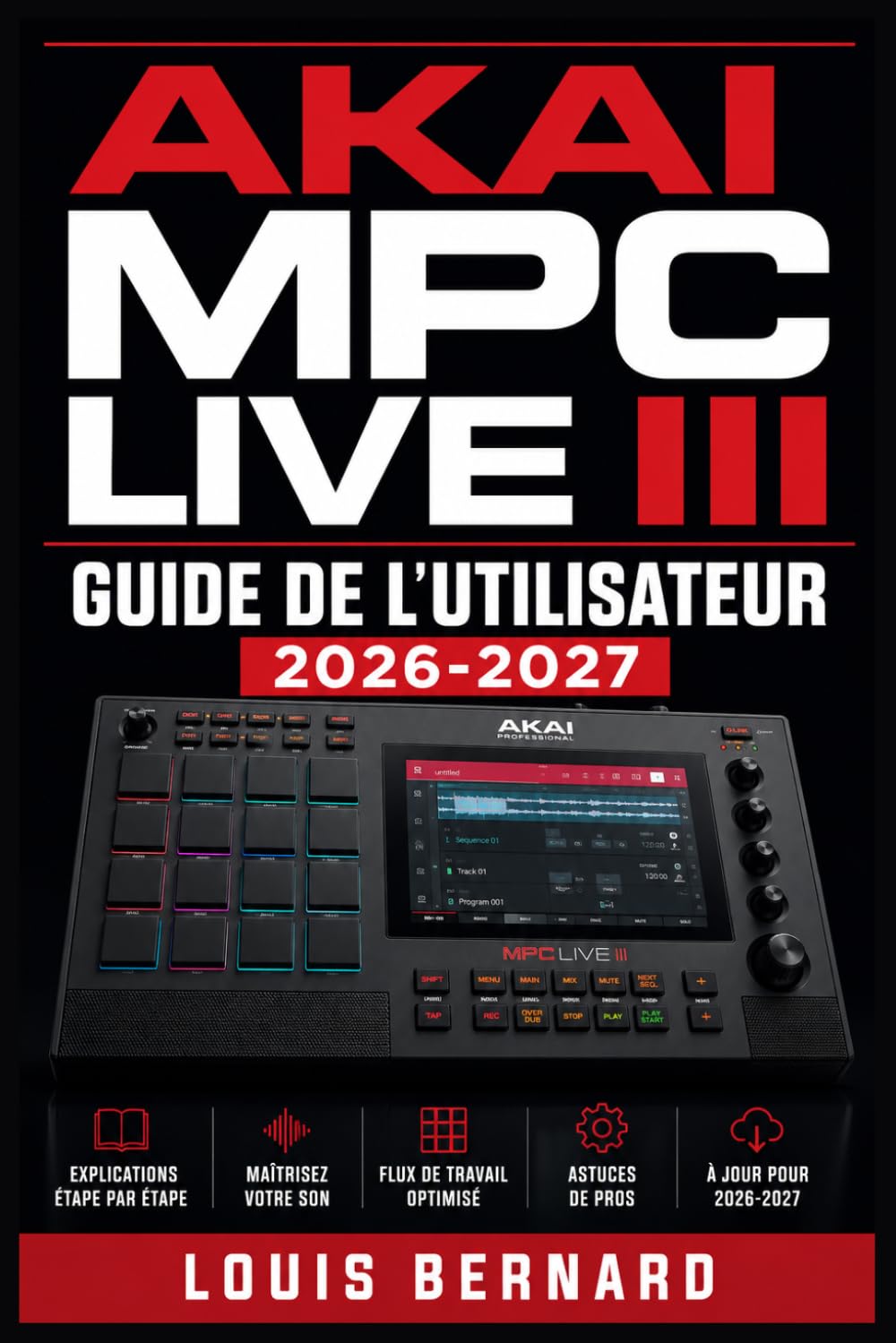 Akai MPC Live III Guide de l'Utilisateur 2026-2027: Maîtrisez la Configuration, les Fonctions Avancées et la Production Musicale — Du Débutant au Professionnel