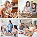 Brownie Pans with Dividers, Non-Stick Brownie Baking Tray with Slicers, Baking Sheet with 18 Pre-Cut Molds, Rectangular Pans for Oven Baking Bread, Brownie, Cake, 12 x 8 Inches, Oven/Dishwasher Safe