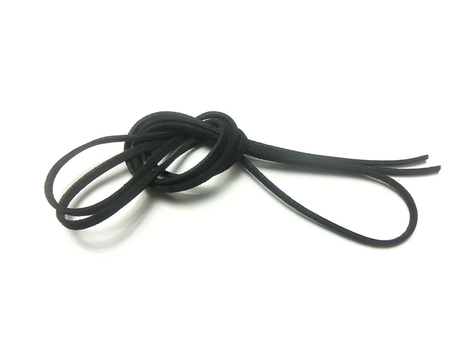3mm 黒色 革紐 ネックレス ブレス等に ９０ｃｍ　【手芸屋エンジェル】