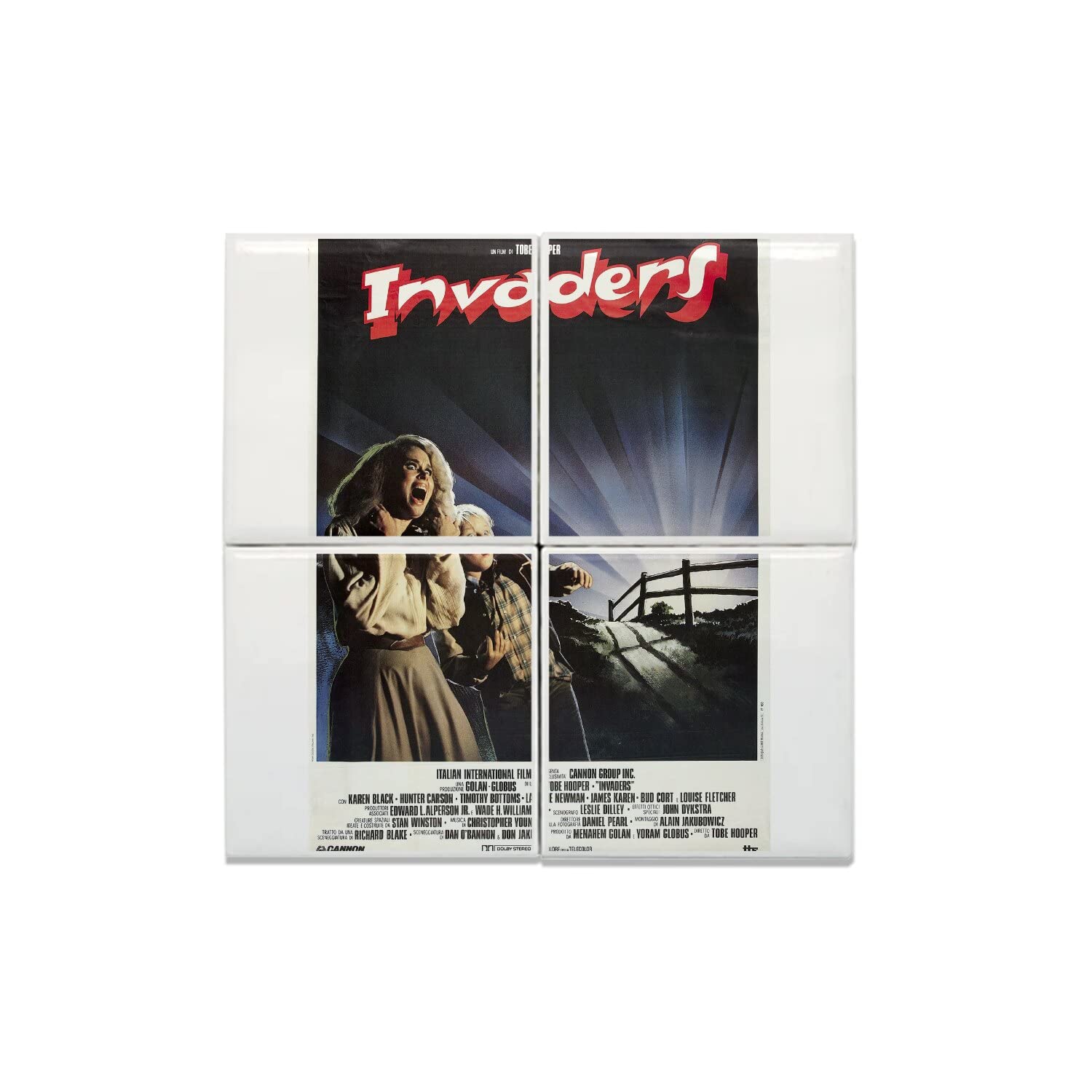 Carreaux Céramique Invaders de Qualité Supérieure Poster Cinéma 40x40
