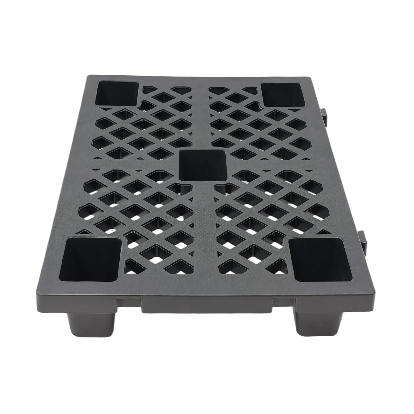 6 pallet leggero nel quartiere EuromMis, 600 x 400 x 100 mm, meccanismo di collegamento a scatto (nero)
