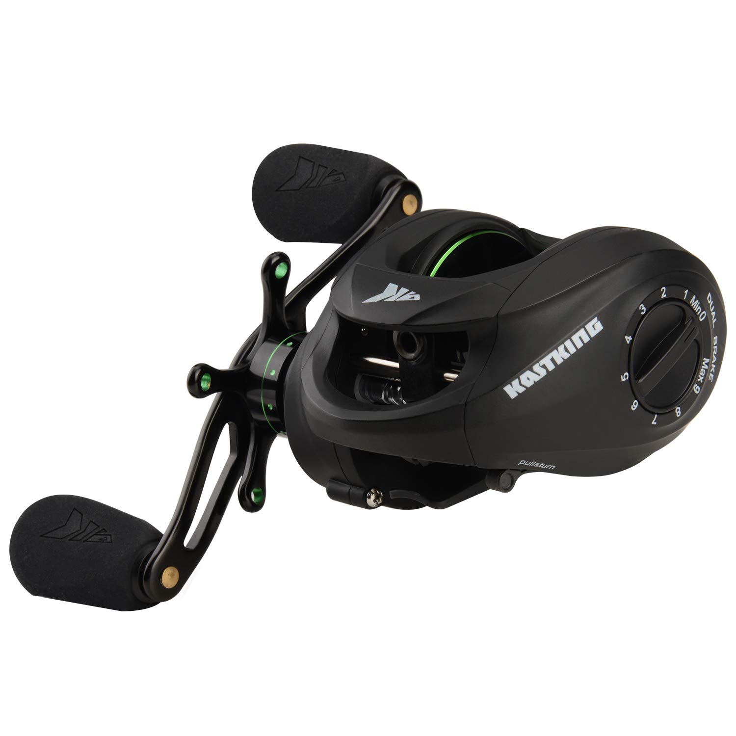 Kastking Spartacus Baitcasting Reel Multi Colors Carbon Fiber Drag 17 |  Desertcart Brunei