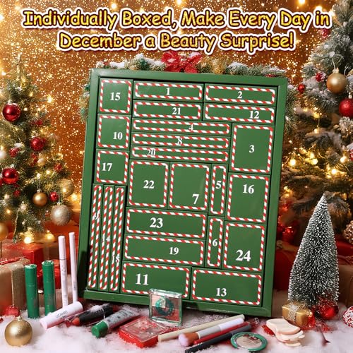 UCANBE Makeup Advent Calendar 2025 for Women Teens Girls, 24 Pieces Christmas Sets, Beauty & Cosmetic Surprises Countdown