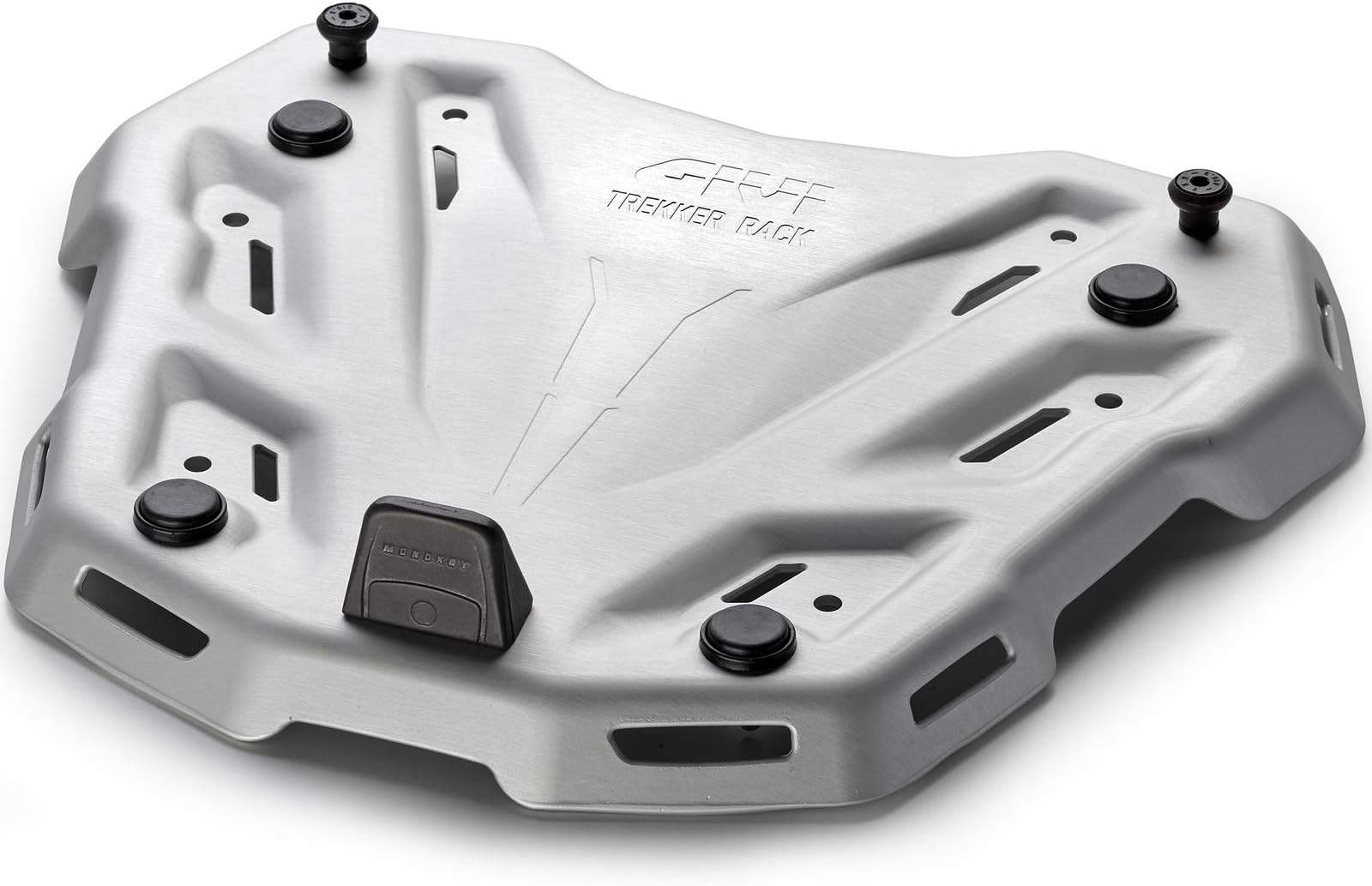 Piastra Trekker Rack Givi In Alluminio Anodizzato Nero - Per Motociclette - Foto 2