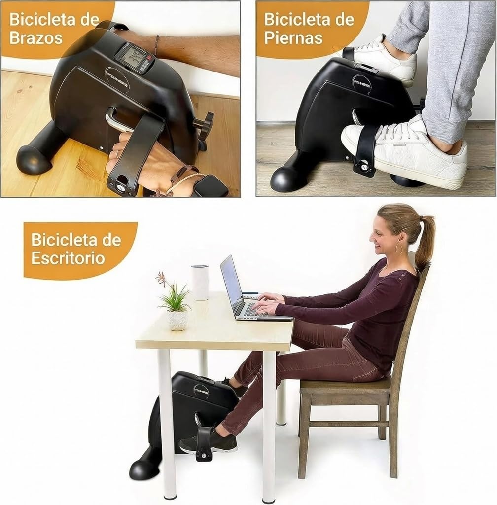 Pedales Estáticos Ejercicio, Mini Bicicleta Estática, Pedaleador Estático, Aparato de Ejercicio en Casa, Pedales Personas Mayores, Pedaleador para Ancianos, Pedalier