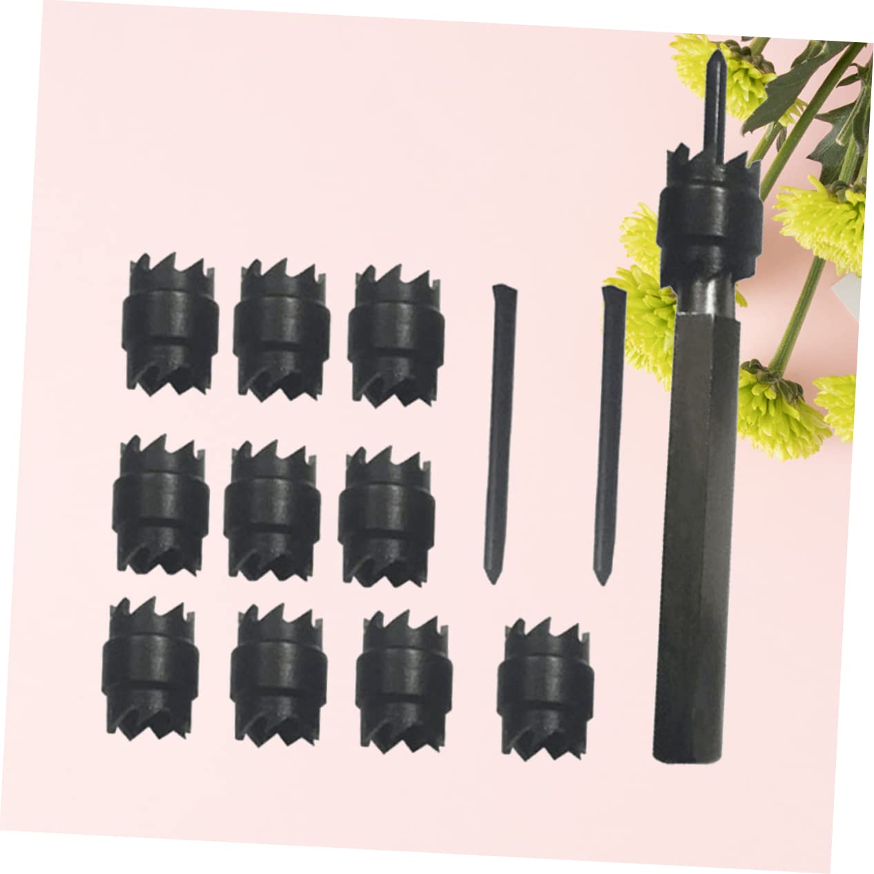 Set Punte per Saldatura a Punti 13 Pezzi Doppia Faccia Nero