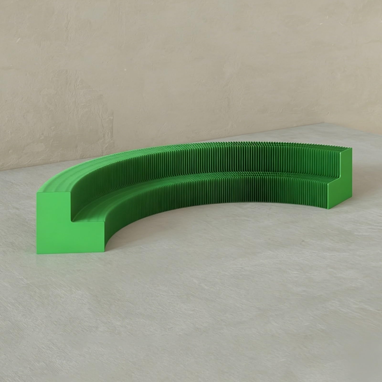 MDDKOP Paper Retail Display Stand, Foldable Honeycomb Showcase Table Lightweight paper display for retail stores, boutiques, trade shows, pop-up shops, product showcases(Green,180–240 x 22 x 20 cm)