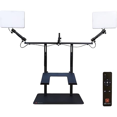 Altwork TruVue Webcam Lighting & Center Screen Mount