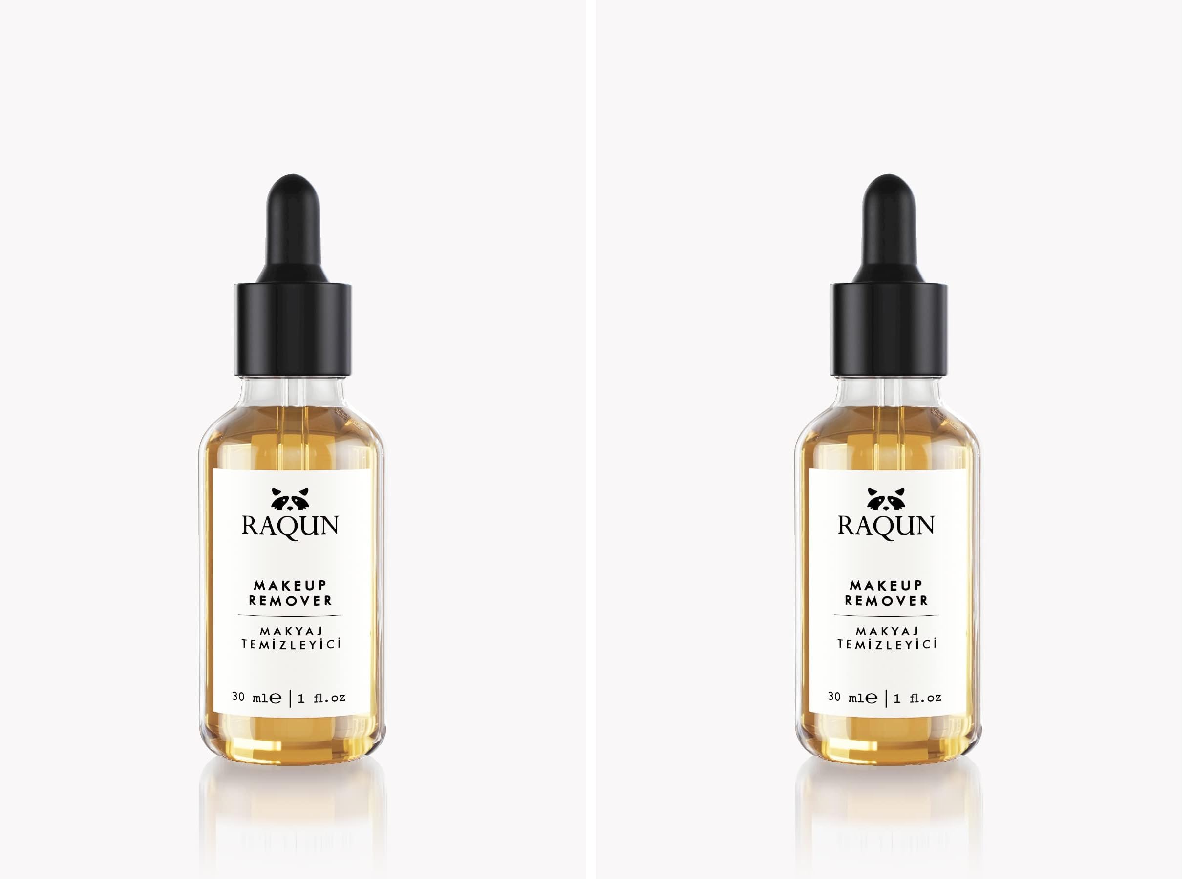 RAQUN Makyaj Temizleme Serumu 30 ml%100 Doğal İçerik (2 paketi)