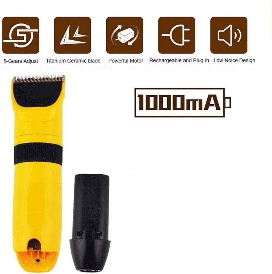 Quiet Professional Hair Clippers Cordless Rechargeable Clippers for Men and Babies