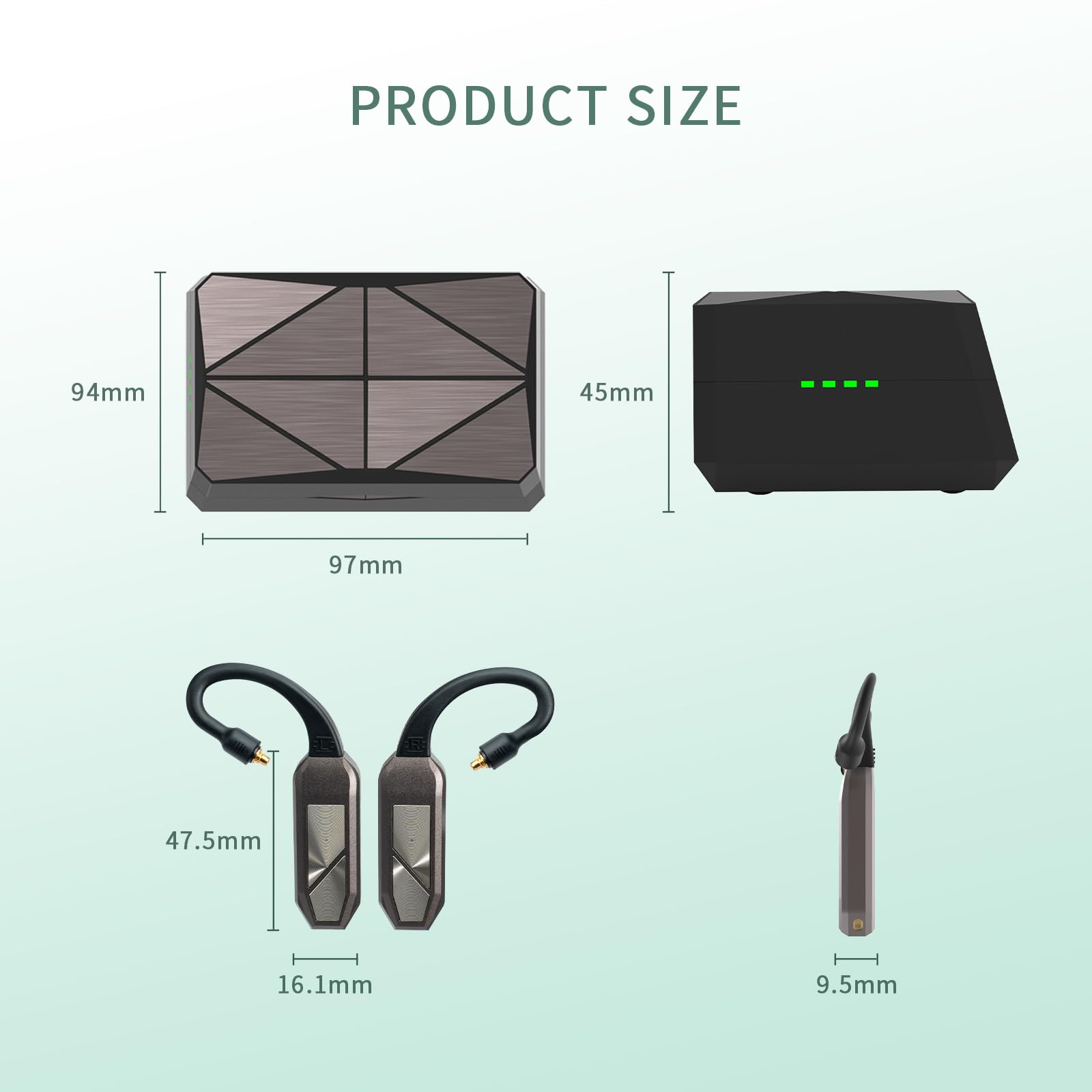 iFi GO Pod Max DAC portatile TWS Bluetooth 5.4 ad alta fedeltà per IEM LDAC aptX Lossless K2HD 35H UVC ricarica rapida