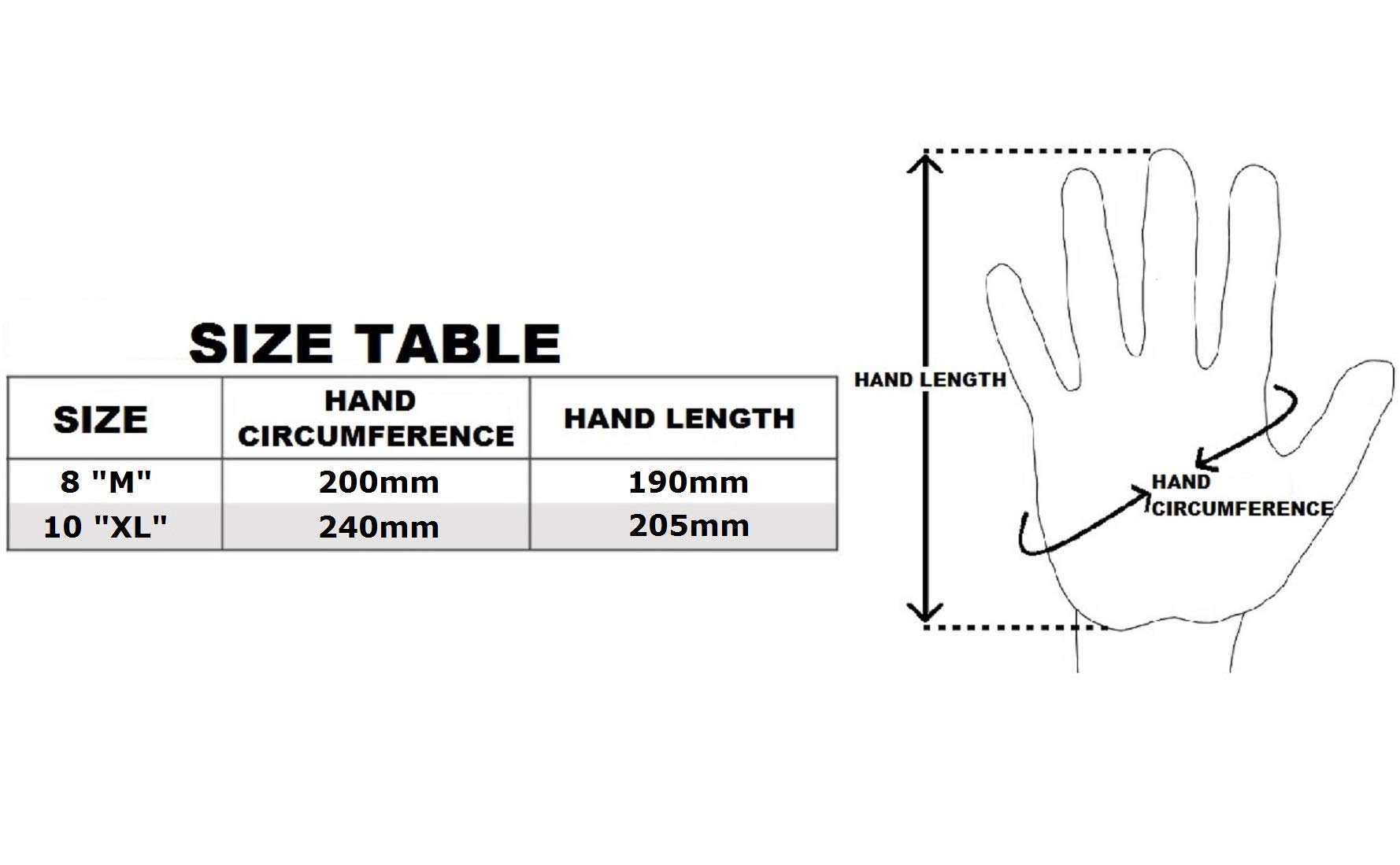 Gants de travail professionnels REFLEX HI - VIS, en cuir de chèvre très souple, FLUO, fluorescent, avec éléments réfléchissants, visibilité accrue (20 Paires, 8 "M)