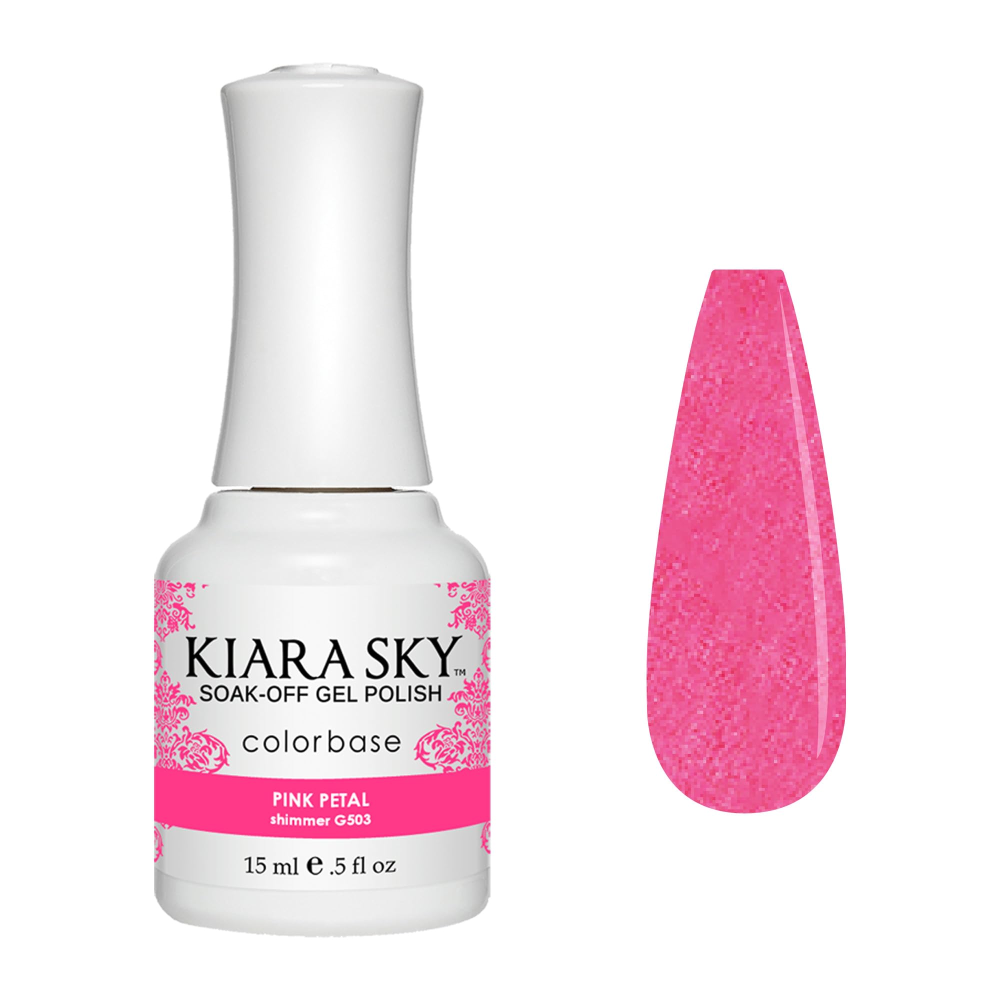 Amazon.com : Kiara Sky Soak Off Gel Nail Polish 0.5 fl oz, PINK