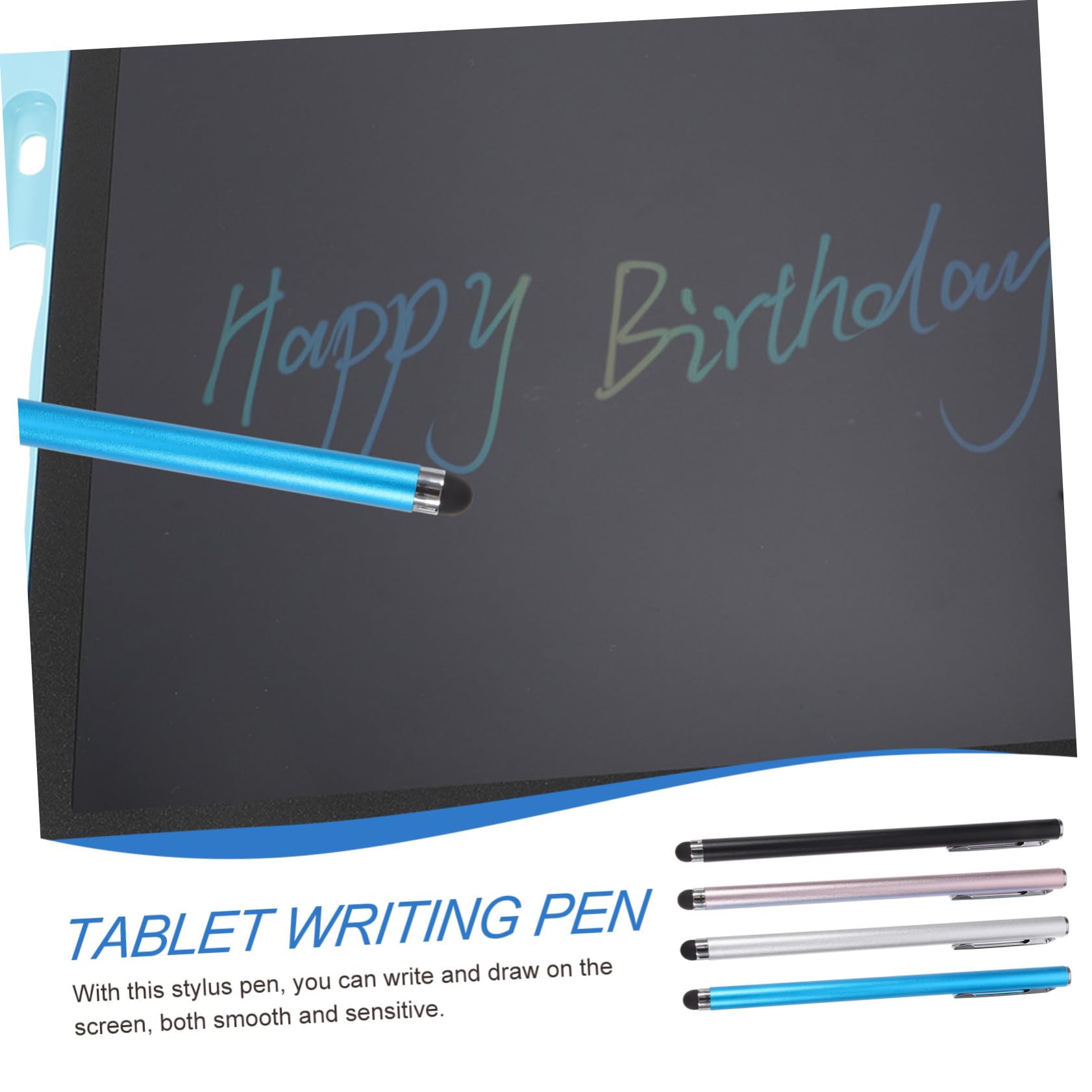 BESTonZON 16piezas Lápiz Capacitivo para Pantallas Táctiles Bolígrafo Digital para Smartphones y Tablets para Dibujo y De