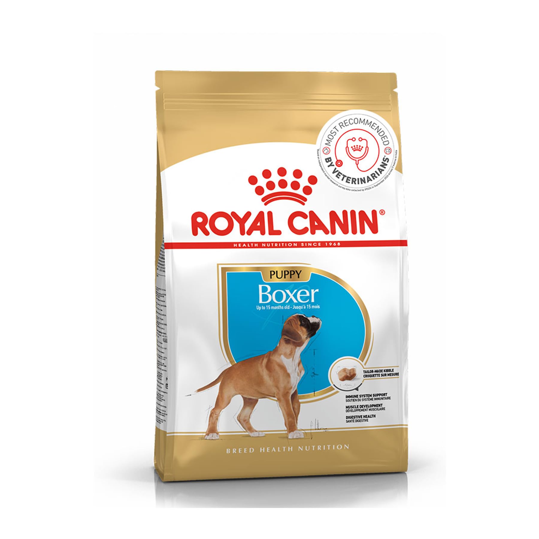 Boxer Puppy Food, 3 Kg, Dry Food, Supports healthy Immune System and digestive health, Promotes Muscle Development