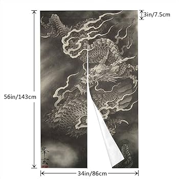 シルク水墨画 ドラゴン アート 壁掛け シルク水墨画 ドラゴン アート 壁掛け Amazon.co.jp: Abstract
