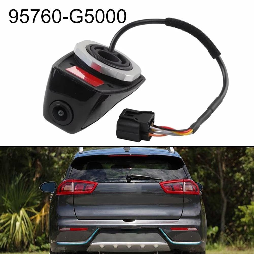 Reemplazo de cámara de estacionamiento trasera para Kia Niro 2016-2022 compatible con número de pieza de fábrica 95760-G5000 carcasa ABS